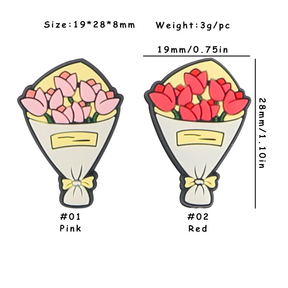 SA220ผสมลูกปัดช่อดอกทิวลิป