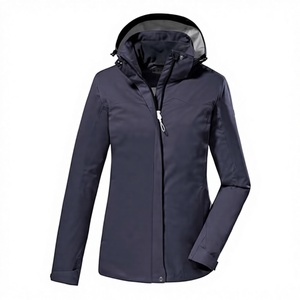 PB&ZA Winter Women's Solid Zipper Woven Blouson Style <b>Bomber</b> <b>Jacket</b> - Product Image 2