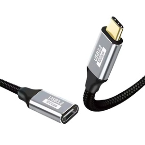 10Gbps USB 3.2 5A Charge Rapide Nylon Type-C Câble D'extension Mâle <span class=keywords><strong>Femelle</strong></span> pour IOS Power Bank Ordinateur Portable Tablette Téléphone Accessoires - Product Image 1