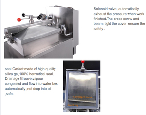 <span class=keywords><strong>Friteuse</strong></span> à pression à gaz/électrique de qualité commerciale en acier inoxydable 25L pour KFC Canard et poulet frit - Product Image 5