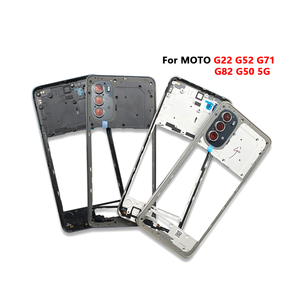 Marco de cubierta de placa central de bisel para Moto G22 G52 <span class=keywords><strong>G71</strong></span> G82 G50 5G cubierta de chasis central de carcasa Bisel repuestos móviles al por mayor - Product Image 6