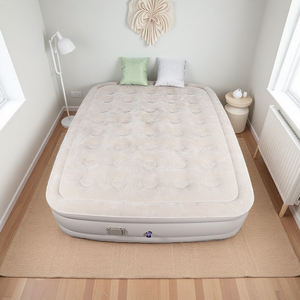 Lit d'air gonflable portable résistant aux perforations de 40 cm, gonflage rapide, pour la maison, <span class=keywords><strong>le</strong></span> <span class=keywords><strong>camping</strong></span> en plein air, matelas d'air pour pique-nique, fête - Product Image 2