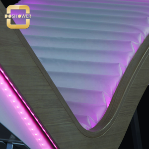 Ensemble de housse de chaise longue de canapé violet avec des lignes fascinantes paquet pour fournisseur unique de chaise longue de plage - Product Image 2