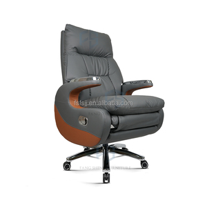 Fauteuil de Bureau Exécutif de Luxe Grand Format, en Cuir PU, Inclinable et Pivotant, pour Grandes Tailles - Product Image 2