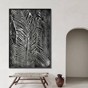 Decoración de Pared, Arte en Lienzo Texturizado 3D, Pintura Moderna Enmarcada, Decoración del Hogar para Sala de Estar, Dormitorio, Oficina, Diseño de Interiores - Product Image 2