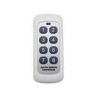 Control Remoto Inalámbrico Universal de 1/2/3/4/5/6/8 Botones, 500m de Largo Alcance, Código de Aprendizaje 1527 RF 433Mhz