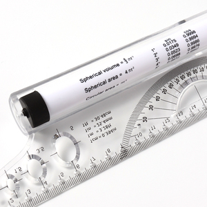 Regla de Marcado Rodante de 30 cm, Multifuncional, para Dibujar Líneas Paralelas, Herramienta de Papelería para Estudiantes, Matemáticas, Medición y <span class=keywords><strong>Dibujo</strong></span> Técnico - Product Image 6