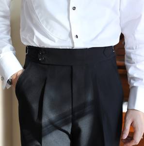 بدلة زفاف بيضاء للرجال شال بطية صدر واحدة بقصة ضيقة بدلة رجالية للعرسان من قطعتين - Product Image 6