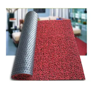 Spaghetti Pvc Coil Roll Mat with Spike Backing