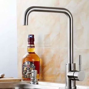 Classic Modern American Style Long Neck Industrial Commercial Kitchen Accessories 304ss Stainless Steel Kitchen Sink Mixer Taps - Product Image 6