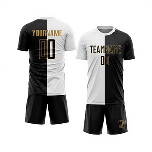 100% poliéster fútbol desgaste fábrica equipada sublimación personalizada y camiseta de fútbol de alta calidad uniforme de fútbol hombres camisetas de fútbol - Product Image 1