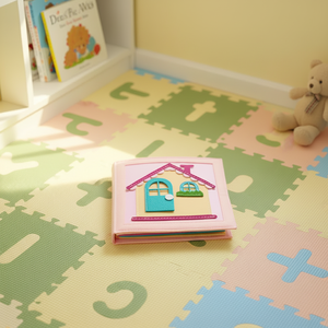 Libro in Feltro Educativo per Bambini, Giocattolo per lo Sviluppo Cognitivo Precoce, Regalo di Compleanno Perfetto per Bambini Piccoli - Product Image 1