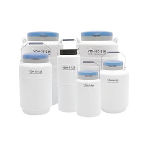 Bouteilles d'azote liquide en aluminium WOBO YDH-1.5-30 à remplissage rapide, 25L, pour le transport aérien et le stockage longue durée de l'azote et du sperme - Product Image 4