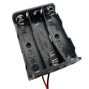 new 3AA 4.5V series connection with lead wire or PC pin battery holder