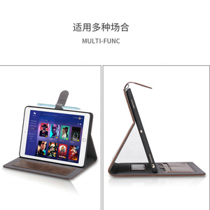 Étui de protection arrière en TPU souple multifonction pour tablette, étui en cuir PU avec sac à cartes pour ipad 10.2 10.9 12.9 pouces - Product Image 6