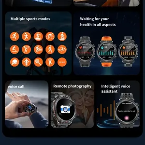 Reloj Inteligente HT30 para Exteriores 2 en 1 con Auriculares Inalámbricos, Pantalla IPS, Resistente al Agua 5ATM, Monitor de Actividad Física, Recordatorio de Llamadas - Product Image 3