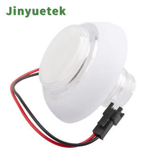 Bouton poussoir coloré de 58 mm pour machine à griffes d'arcade avec lumière LED, directement de l'usine JY, pour machines de jeux d'arcade à monnayeur - Product Image 5
