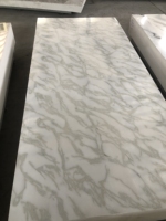 Feuille de pvc de conception de marbre 3d durable et imperméable feuille de marbre pvc 2.8m pour salle de bain