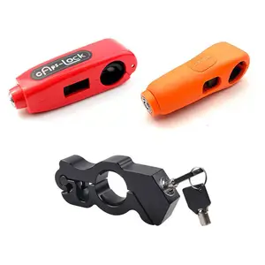 New Motorcycle Grip Lock Security Safety Locks Handlebar Handset Brake Lever Disc Locking Fit Scooter Anti-theft Motor Lock