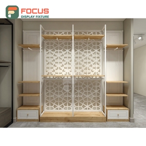 Latest Design Retail Shop Tempered Glass Display <b>Showcase</b> Oem Service Chain Clothing Store - Product Image 4