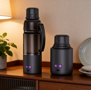 KC 6000mah USB Taşınabilir <span class=keywords><strong>Blender</strong></span> Şarj Edilebilir Araç İçi Kullanım Blenderi Otomatik ve Darbeli Fonksiyonlarla Bıçak Koruma Kapağı - Product Image 1