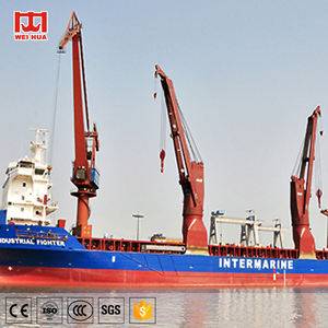 20 טון סירה באמצעות בום מפרצון ימית סיפון ימית מנוף 10 טון מנוף 10 טון אונייה טלסקופי מנוף - Product Image 5