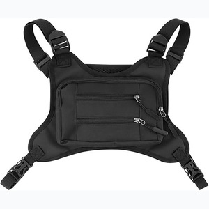 Échantillon Gratuit Sac de Poitrine Unisexe Rétro Tactique à Cadre Interne Style Japonais avec Bandoulière Jacquard Étanche pour Ordinateur - Product Image 5