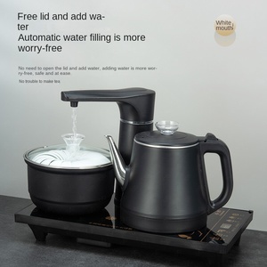 Bouilloire Électrique Sans Fil Pliable en Acier Inoxydable 1,8 L 1800 W avec Contrôle Numérique, Arrêt Automatique et Protection Anti-Ébullition à Sec pour Usage Domestique - Product Image 5