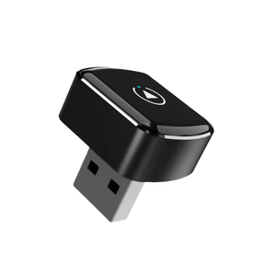 อะแดปเตอร์ CarPlay ไร้สายแบบพกพา 2-in-1 พอร์ต USB/USB-C เสียบแล้วใช้งานได้ทันที เชื่อมต่ออัตโนมัติรวดเร็ว รับประกัน 1 ปี อุปกรณ์เสริมในรถยนต์ที่จำเป็น - Product Image 1