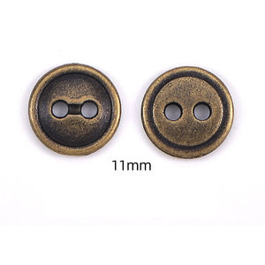 Toàn Bộ bán tùy chỉnh logo 11 -18mm 18L kim loại hợp kim 2 <span class=keywords><strong>4</strong></span> lỗ nút Vòng may kim loại 2 <span class=keywords><strong>4</strong></span> lỗ nút cho áo sơ mi - Product Image 2