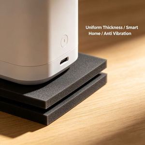 Tapis anti-vibration en mousse EVA à épaisseur uniforme et lisse, support stable pour appareils connectés modernes à usage quotidien - Product Image 1