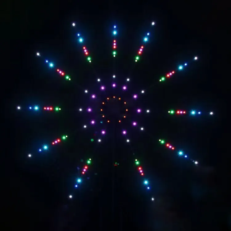 Music Control Fireworks Strip RGB 5V LED Light Home christmas Holiday Room Decor Lights Tape for KTV Gym Bar Wedding Party