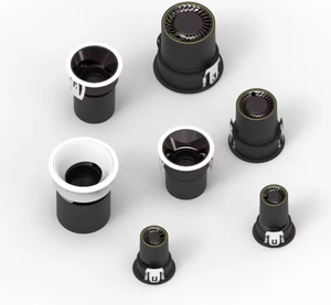 Mejor precio Tri-color Spot Lamp Aluminio COB 7W empotrable led spot Light marco cuadrado downlight - Product Image 6