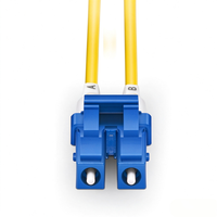 Kabel Patch Fiber 1m (3ft) LC UPC Duplex ke LC UPC Duplex Single Mode OS2 LSZH 2.0mm Tight Buffered Kuning