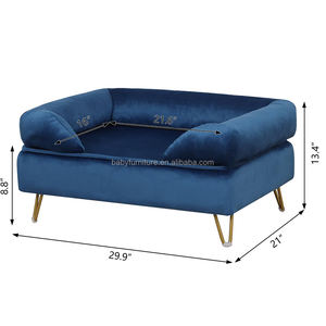 Neues Design stilvolles Haustierbett mit Metallfüßen Luxus waschbar abnehmbare Hundematte warme günstige Haustiermöbel Outdoor Indoor Katze Hundebett - Product Image 3