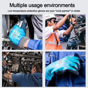 قفازات عمل رجالية من سونيس مصنوعة في الصين، محبوكة للشتاء، دافئة ومقاومة للماء، مطلية باللاتكس والمطاط للطقس البارد - Product Image 3