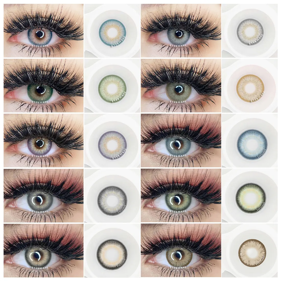 Eyeshare 2022 lentes de contacto New Style Siam Serie Natural Eyes Colored Lens Cosplay Cosmetic Eyes Lens Color Contacts Lenses