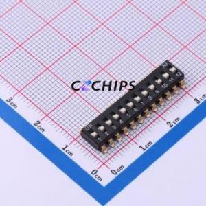 DSIC12LSGER DIP Switch Switch ( Number of Switch Sections: 12 )( Lead Spacing: 2.54mm ) - Product Image 1
