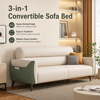 Modernes Luxus-Schlafsofa 3-in-1 mit Relaxfunktion, platzsparender Stauraum und Designer-Komfort für Ihr Zuhause