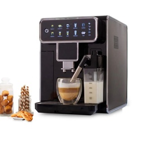 Smart macchina da caffè <span class=keywords><strong>Espresso</strong></span> completamente automatica macchina da caffè Cappuccino con macinacaffè e serbatoio del latte per uso domestico Hotel - Product Image 3