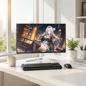 Monitor Curvo de 32 Pulgadas 2K Negro, Nuevo, en Oferta, para Computadora de Escritorio, PC, Juegos en Casa, Monitor Ligero - Product Image 1