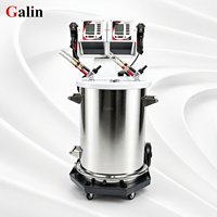 Machine de pulvérisation manuelle portable en acier inoxydable Galin pour revêtement en poudre, pour pièces en plastique, profilés en aluminium EASYCO-FD