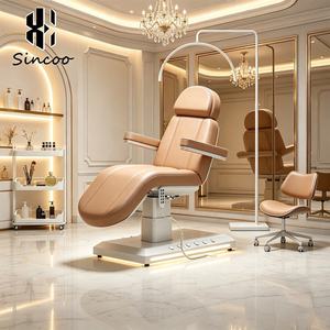 Luxury 3 Motor Reclinable PU Leather Cosmetic Facial Care Lash <b>Bed</b> Beauty Salon Use-Multi-functional Spa Beauty Massage <b>Bed</b> - Product Image 1
