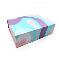 Nouvelle conception de boîte d'emballage cadeau de haute qualité, boîte d'emballage cadeau aimantée personnalisée avec Logo