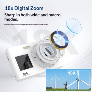 <span class=keywords><strong>Appareil</strong></span> <span class=keywords><strong>photo</strong></span> numérique 5k 80MP à double écran, Wifi, portable, <span class=keywords><strong>petit</strong></span>, point-and-shoot, avec zoom 18x pour enfants, adolescents, adultes, débutants - Product Image 2