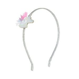 Diademas de Unicornio con Brillantina para Halloween, Diademas de Princesa para Niñas, Accesorios para el Cabello para Fiestas, Personalizadas, Talla Única, a la Moda - Product Image 1