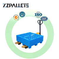 Palette en plastique légère et empilable pour entrepôt d'usine et supermarché, fournie directement par l'usine
