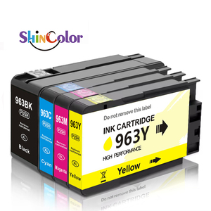 Cartouche d'<span class=keywords><strong>encre</strong></span> couleur compatible premium à base de colorants ShinColor <span class=keywords><strong>963XL</strong></span> 967XL pour imprimantes HP963 XL OfficeJet Pro 9010/9015 - Product Image 1