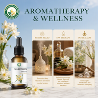 Aromathérapie Grounding Sanctuary : Absolue de Narcisse (Narcissus Poeticus) 100% Pure pour l'Équilibre Émotionnel