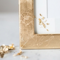 Rouleau de feuille d'or imitation 0,15x75m de largeur, personnalisable pour la dorure de meubles